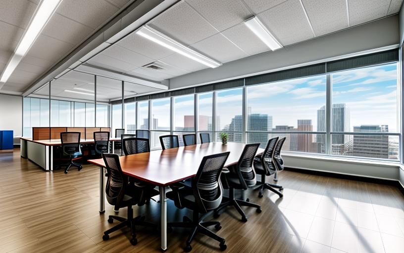 Large office. Large office.