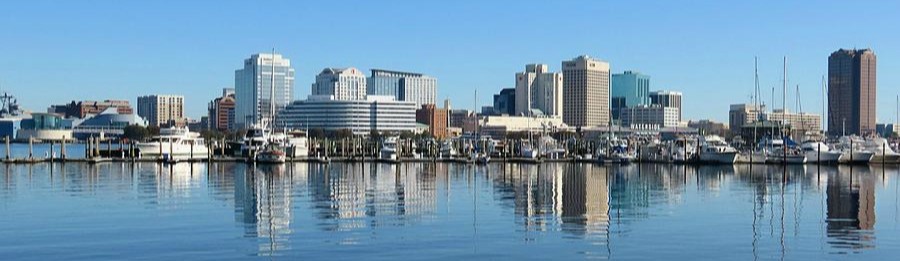 Norfolk Skyline, Hampton Roads, Virginia Norfolk Skyline, Hampton Roads, Virginia